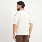 Men's White Cotton Round Neck Classic T-Shirt, सफ़ेद, small