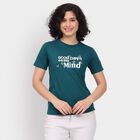 Ladies' Round Neck T-Shirt, Dark Green, small image number null