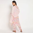 Ladies' 100% Cotton Ethnic Set, गुलाबी, small image number null