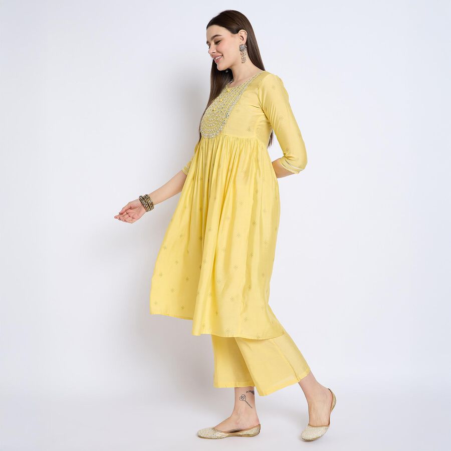 Ladies' Kurta , मस्टर्ड, large image number null