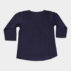 Girls Embellished Blouse, Navy Blue, small image number null