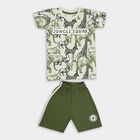 Boys' 100% Cotton Knit Baba Suit , Olive, small image number null