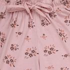 Girls' Lavender Regular-Fit Heart Printed Pyjama, Light Pink, small