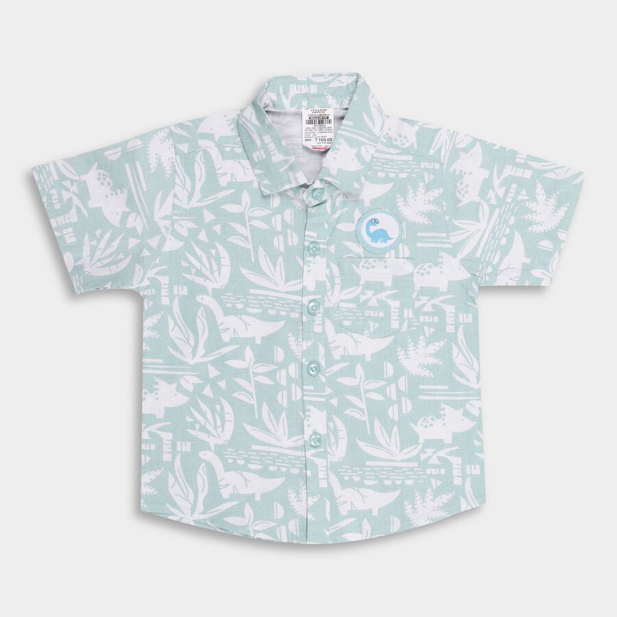 Infants'100% Cotton Shirt, Light Blue, large image number null