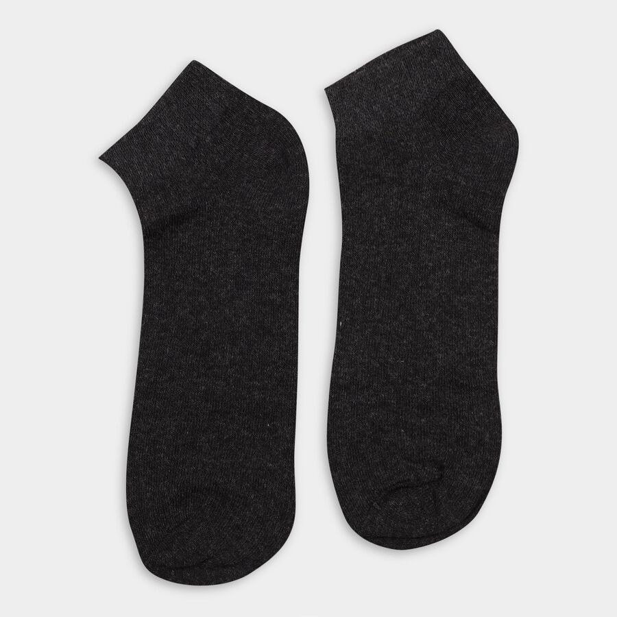 Men's Socks (Pack of 3), मिश्रित हल्का ग्रे, large