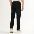 Men's Jet Black Slim Fit Jeans, Black, small