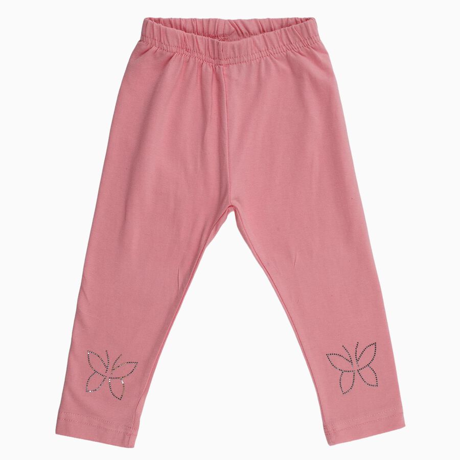 Girls' Legging, गुलाबी, large image number null