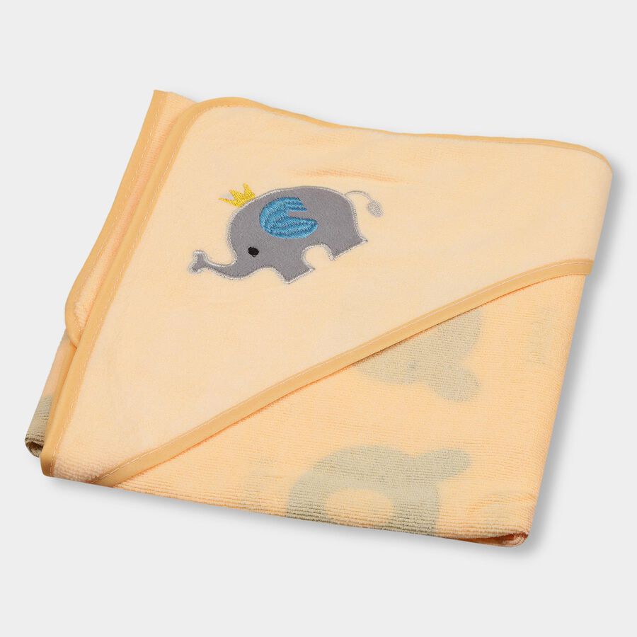 Infants' 100% Cotton Towel, Peach, large image number null
