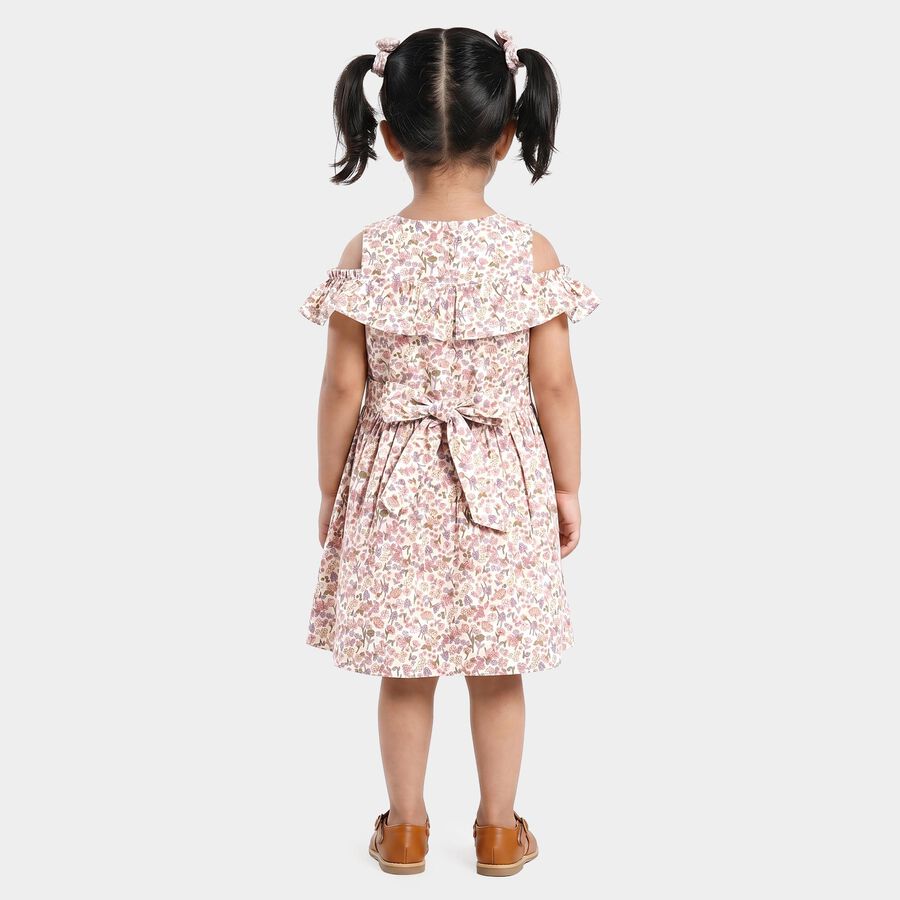 Girls' Frock, Off White, large
