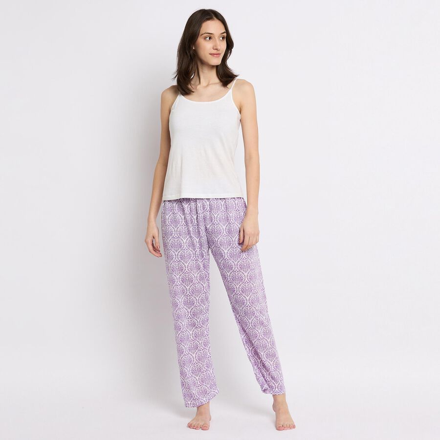 Ladies' Pyjama , बैंगनी, large image number null