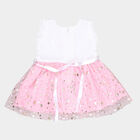Infants Solid Regular Frock, Light Pink, small image number null