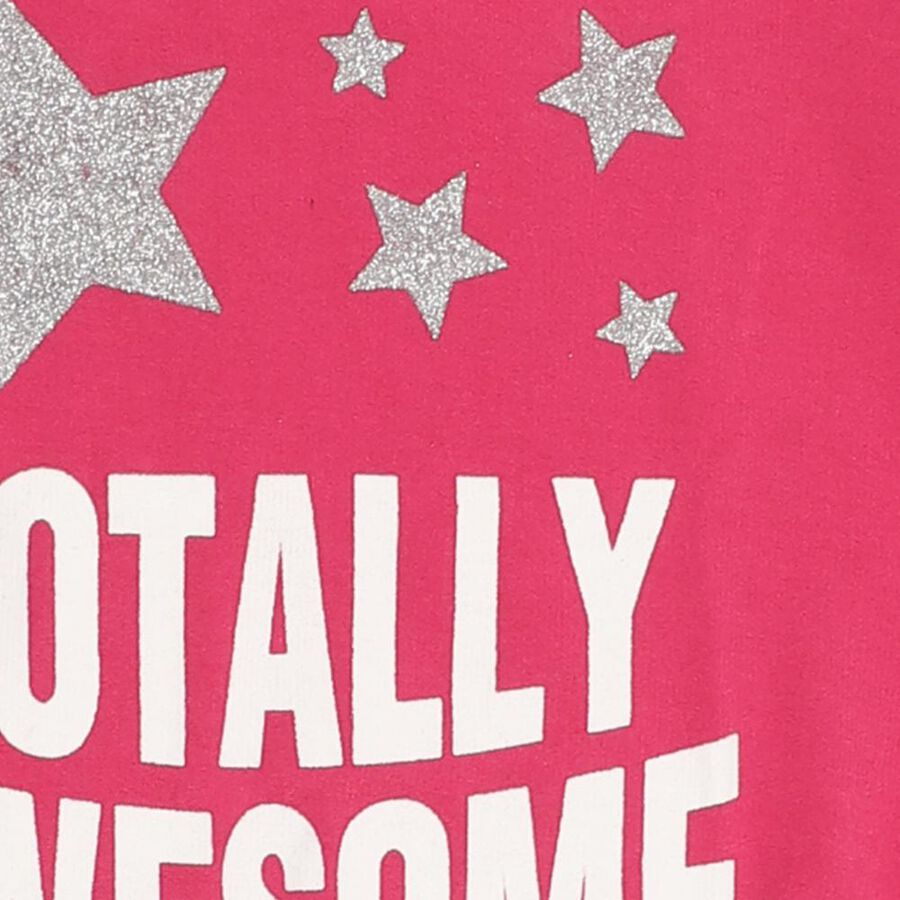 Girls' Sweatshirt, रानी (फ्यूशिया), large image number null