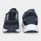 Men's Navy Blue Lace-Up Sneakers, नेवी ब्लू, small