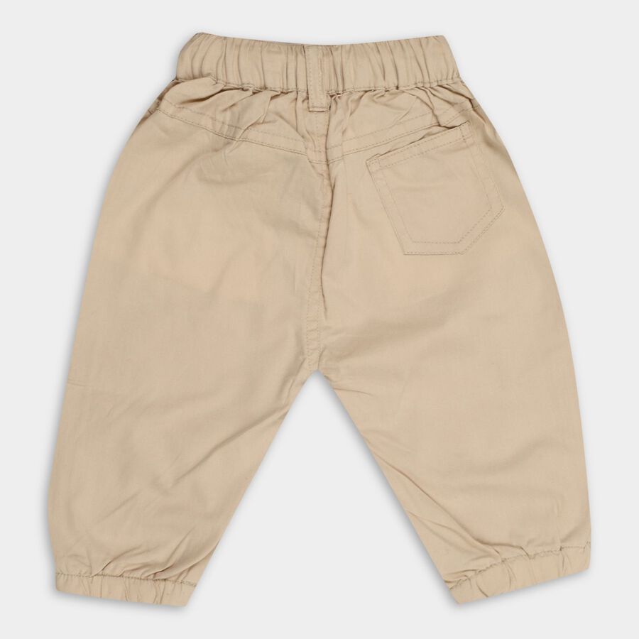 Infants' 100% Cotton Cotton Trousers, Beige, large image number null