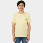 Boys' Half Sleeves T-Shirt, मस्टर्ड, small