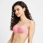 Printed Padded Bra, Light Pink, small image number null