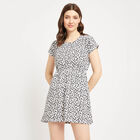 All Over Print Dress, Off White, small image number null