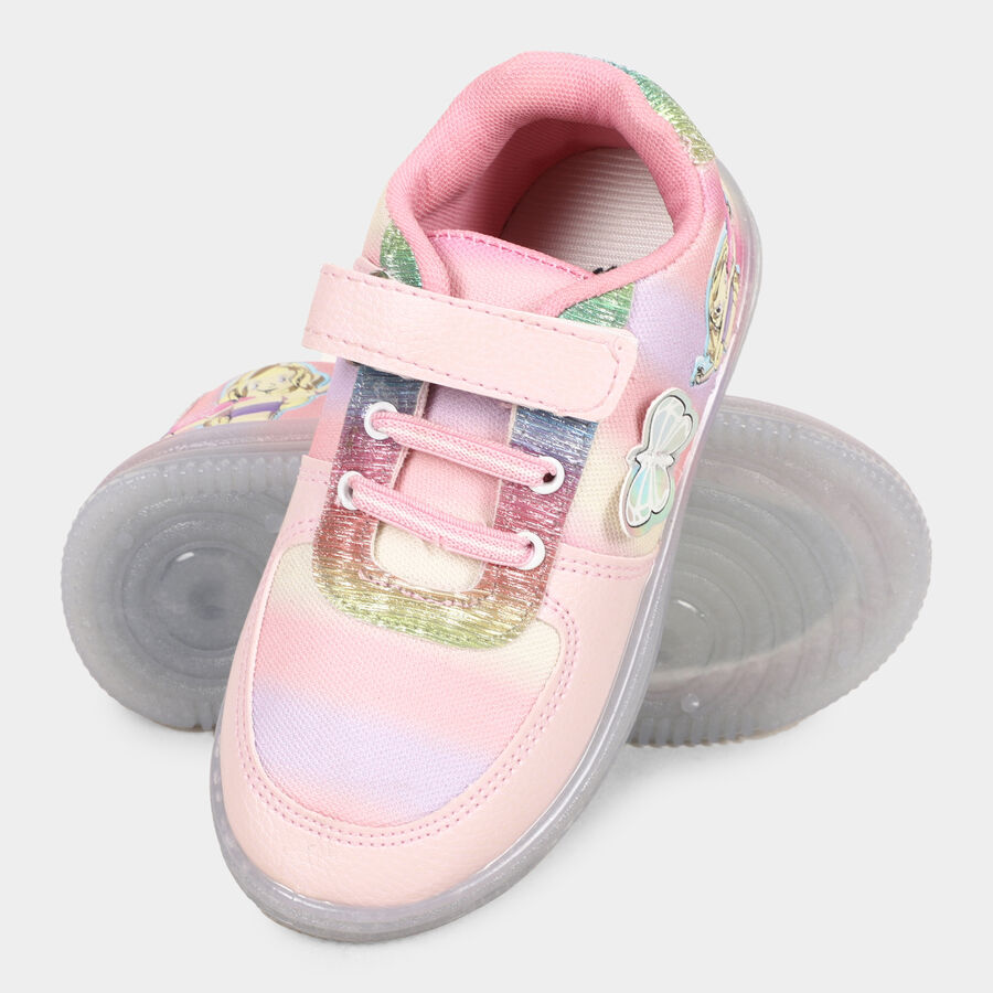 Girls' Shoes, Peach, large image number null