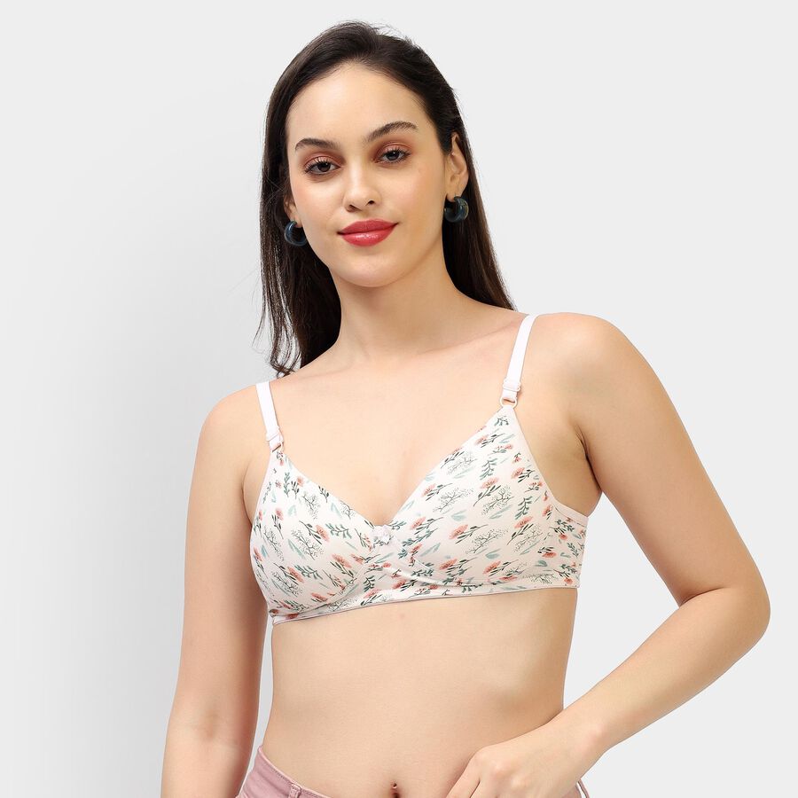 Ladies' Bra , Off White, large image number null