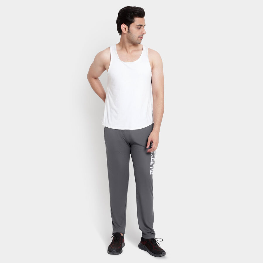Solid Track Pants, Dark Grey, large image number null