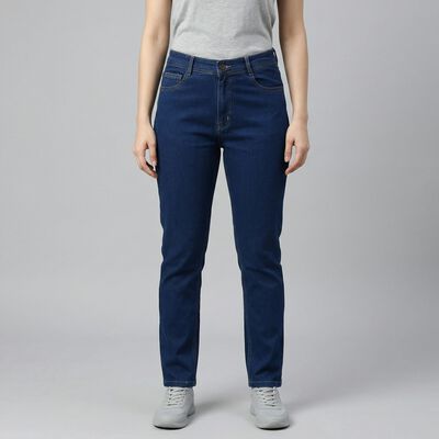 Women's Blue Slim Fit Classic Jeans