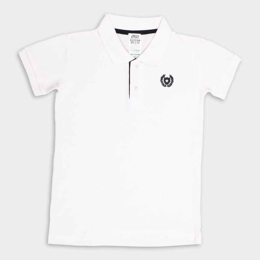 Boys' T-Shirt, White, large image number null