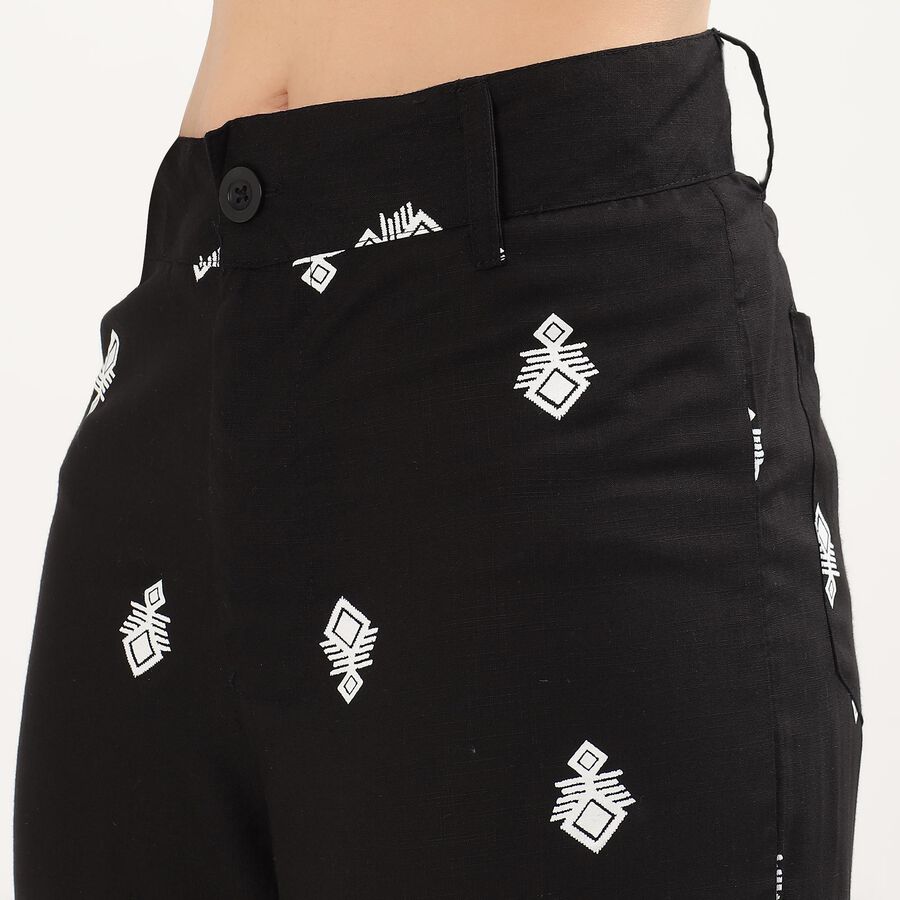 Women's Black Printed Co-ord Set, Black, large