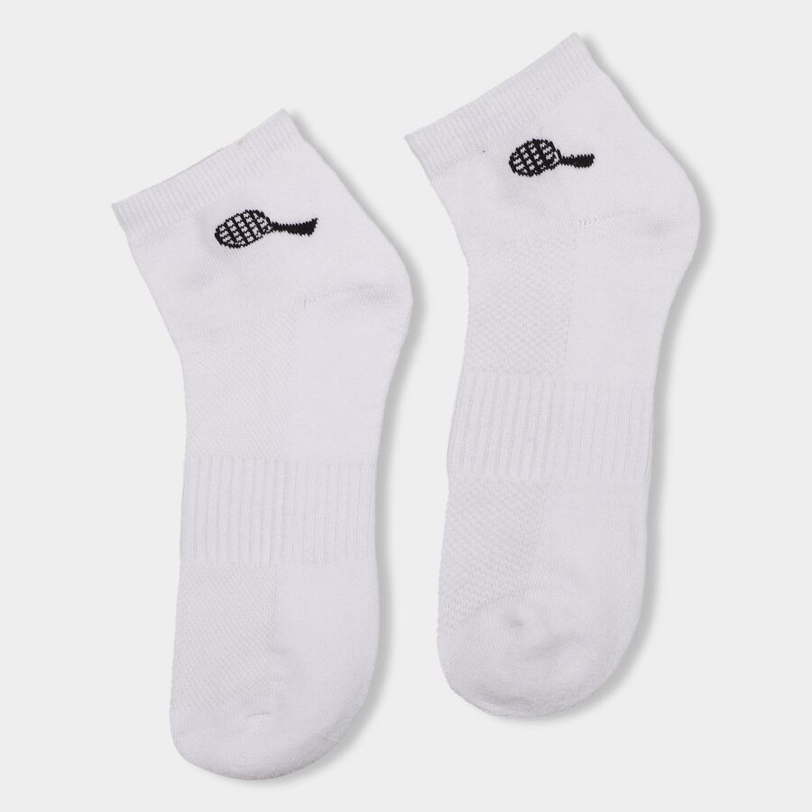 Men's Socks (Pack of 3), सफ़ेद, large