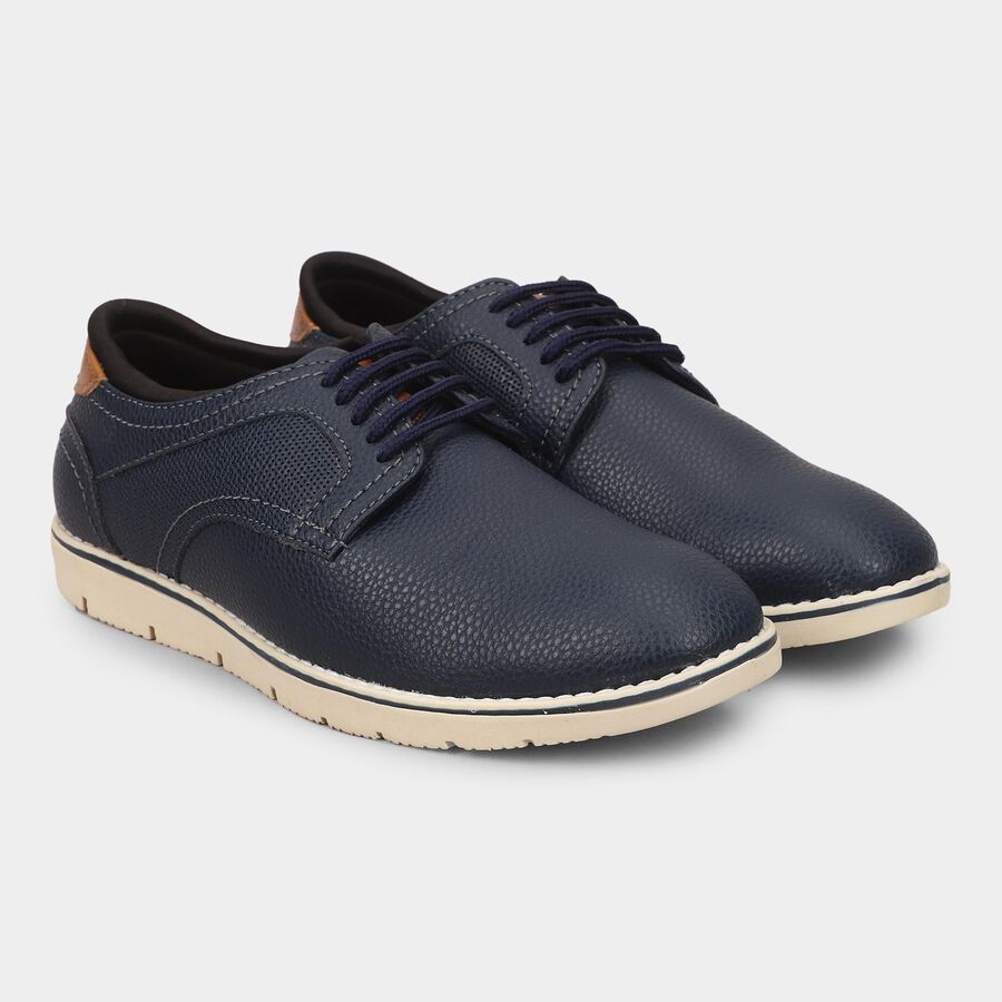 Men's Casual Shoes, Navy Blue, large image number null