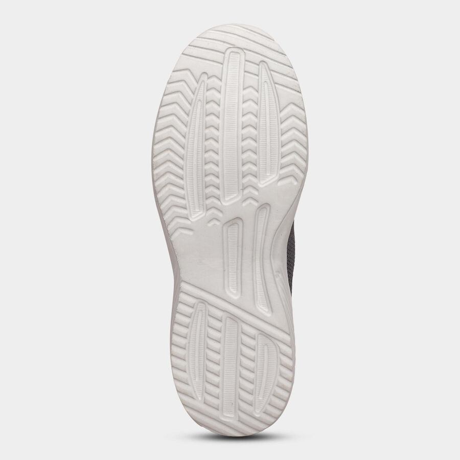 Men's Muted Charcoal Grey Slip-On Sports Shoes, Grey, large