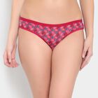 Printed Cotton Panty, Fuchsia, small image number null