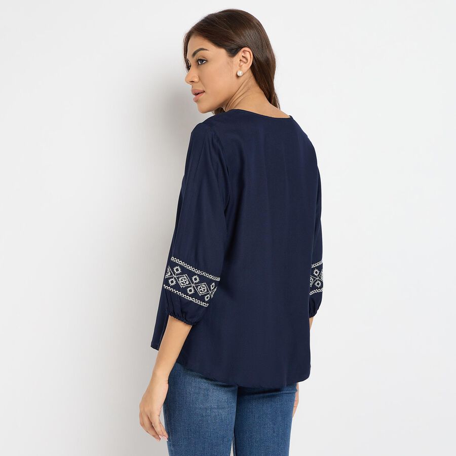 Ladies' Shirt , नेवी ब्लू, large image number null
