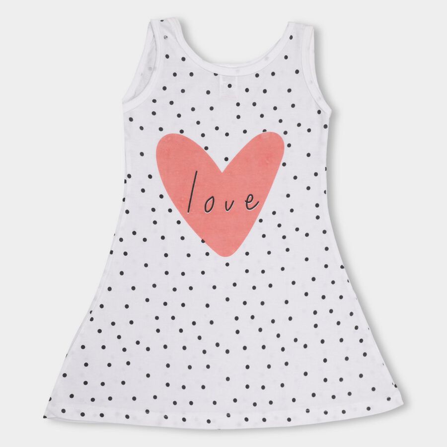 Girls' Frock , Off White, large image number null