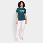 Ladies' Round Neck T-Shirt, Dark Green, small image number null