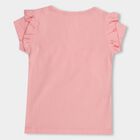 Girls' 100% Cotton T-Shirt , गुलाबी, small image number null