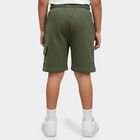 Boys' Olive Regular Fit Drawstring Bermuda Shorts, Olive, small