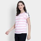 Ladies'  Stripes Top, गुलाबी, small image number null