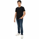 Boys' Half Sleeves T-Shirt, Black, small image number null