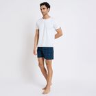 Men's 100% Cotton Boxers, Navy Blue, small image number null