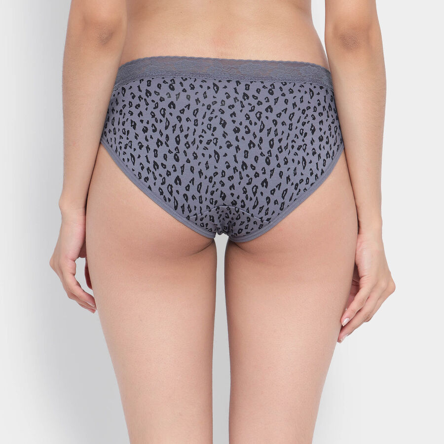 Printed Panty, Dark Grey, large image number null
