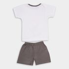 Infant Boys' 100% Cotton Baba Suit, चारकोल, small image number null