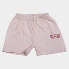 Infants' Pink Regular Fit Printed Half Pant, Pink, small