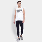 Cut & Sew Track Pants, Navy Blue, small image number null