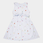 Girls Cotton Frock, Light Blue, small image number null