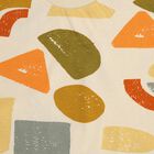 Infants' Olive Cotton Round Neck Geometric Baba Suit, Olive, small