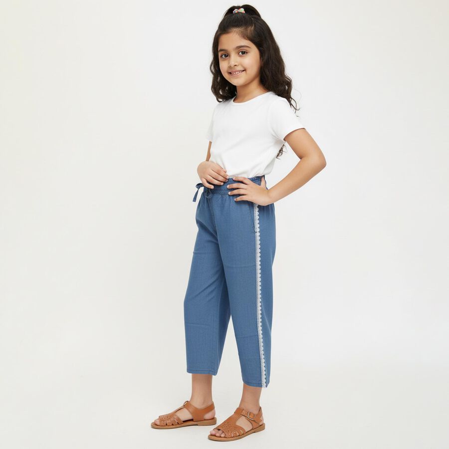 Girls' Jeans, मध्यम नीला, large image number null