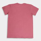 Boys Round Neck T-Shirt, Pink, small image number null