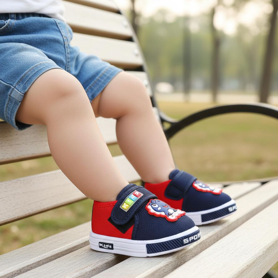 Boys' Shoes, लाल, large