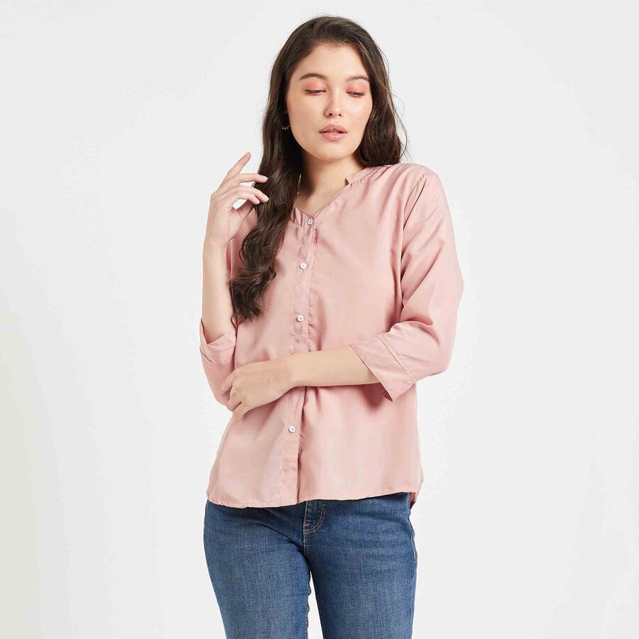 Solid Shirt, Pink, large image number null