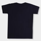 Boys' 100% Cotton Half Sleeves T-Shirt, Navy Blue, small image number null